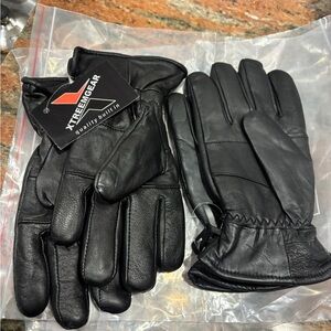 2 pits - Black Thinsulate Gloves for Men